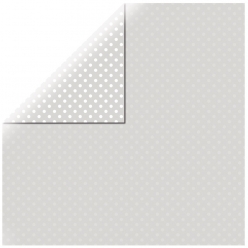 papier scrapbooking dotsetstripes gris clair 305cm lot de 25 feuilles
