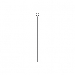 aiguille pour enfiler les perles 90 cm 12 pieces