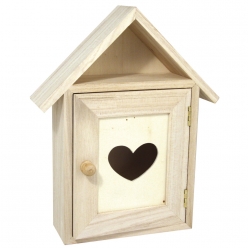 armoire a cles en bois 17x5x21 cm a coeur joie