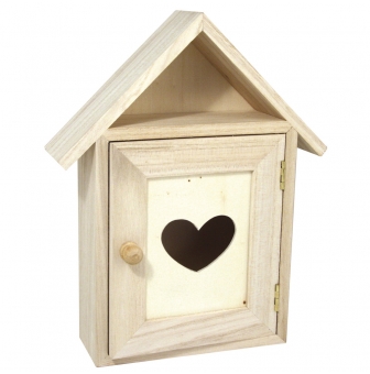 armoire a cles en bois 17x5x21 cm a coeur joie