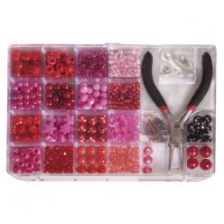 boite de perles avec pince