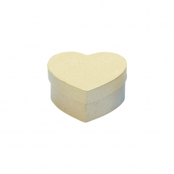 boite label fsc 13x13x6 cm en forme de coeur