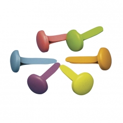 attaches parisiennes rond 8 mm 50 pieces assort