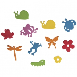 motifs en mousse crepla predecoupees printemps