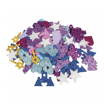 caoutchouc mousse fable mix paillettes