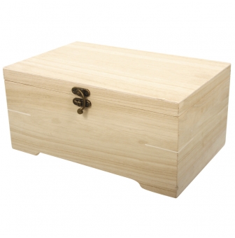 boite en bois avec insert en 2 pieces