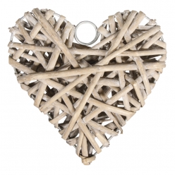 coeur de saule balaye blanc 10 cm o