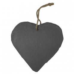 coeur en ardoise 15x16 cm