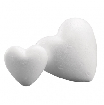 coeur en styropore 5 cm bombe
