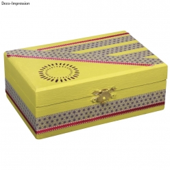 coffret en bois 15x10x55 cm