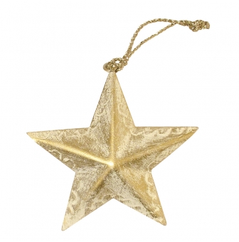 pendentif en metal etoile