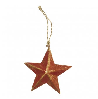 pendentif en metal etoile 9cm