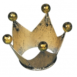 couronne en metal 25 cm o