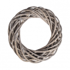 couronne en osier balaye