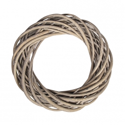 couronne en osier balaye