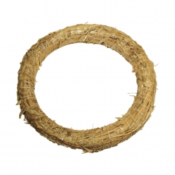 couronne en paille super fine nature