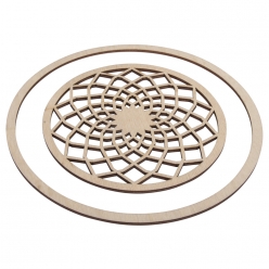 disque en bois dream filigrane o13 cm