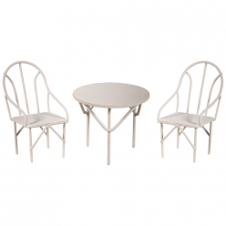 dinette 3  pieces 2 chaises 1 table