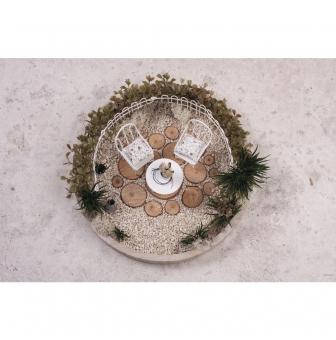 chaise de jardin mini gardening 3 pieces