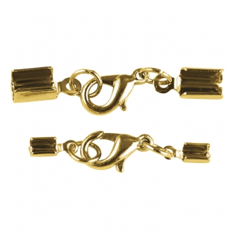 fermoir bijou avec carabinier monte 2 4 mm 2 pieces