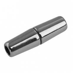 fermoir magnetique olive argent ruban 4 mm