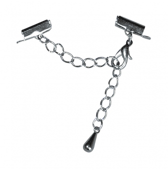 fermoir 10mm 1piece platine