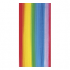feuille de cire arc en ciel degrade horizontal