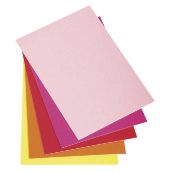 coupon de feutre autocollant rose rouge