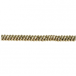 fil bouillon 20 mm o argent ou or