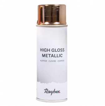 high gloss metallique spray