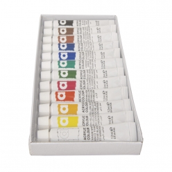 kit d artiste peintures acryliques 12x12 ml