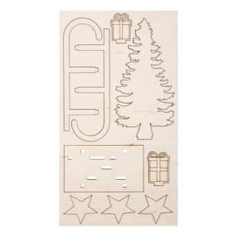 deco de noel en bois winterdream
