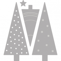 kit gabarits de decoupe xmas tree