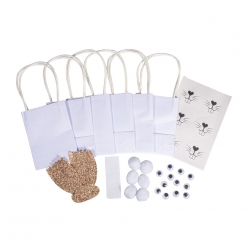 kit papier sachet cadeau lapin de paques
