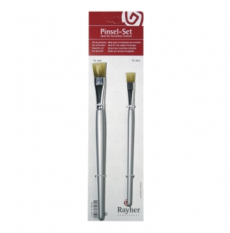 pinceaux pour colle et vernis 2 pieces