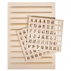 letterboard en bois