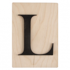 lettre en bois l fsc mixed credit