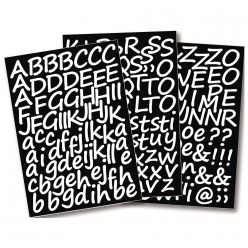 lettres adhesives ecriture cursive 3 cm