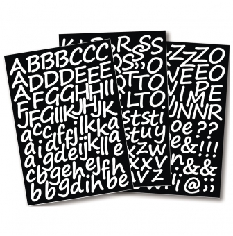 lettres adhesives ecriture cursive 3 cm