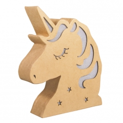 lumiere papier mache licorne rec100