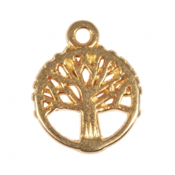 mini pendentif en metal thuya 10mm o