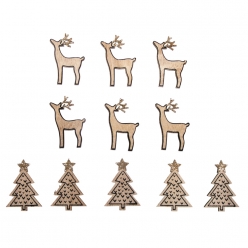 miniatures en bois sapincerf