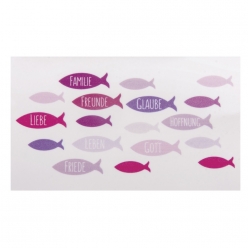motif de cire poissons