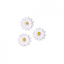 motif en cire marguerites 25 cm