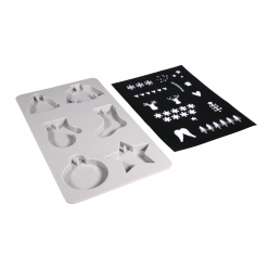 moule en silicone hiver gabarit a5