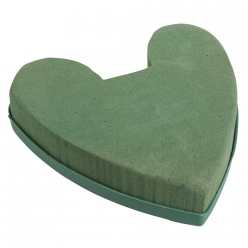 mousse florale humide coeur o15 cm