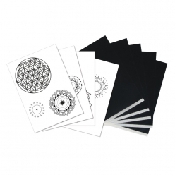 papier de transfert special pyrogravure mandalas