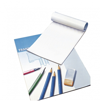 bloc de papier transparent 80 gm calque