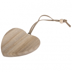 pendentif bois coeur o7 cm