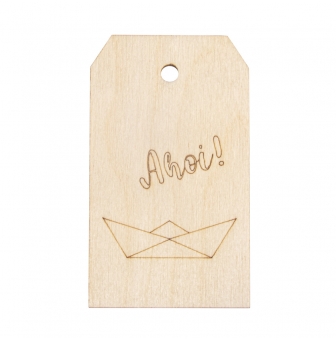 pendentif en bois ahoi  fscmixcred